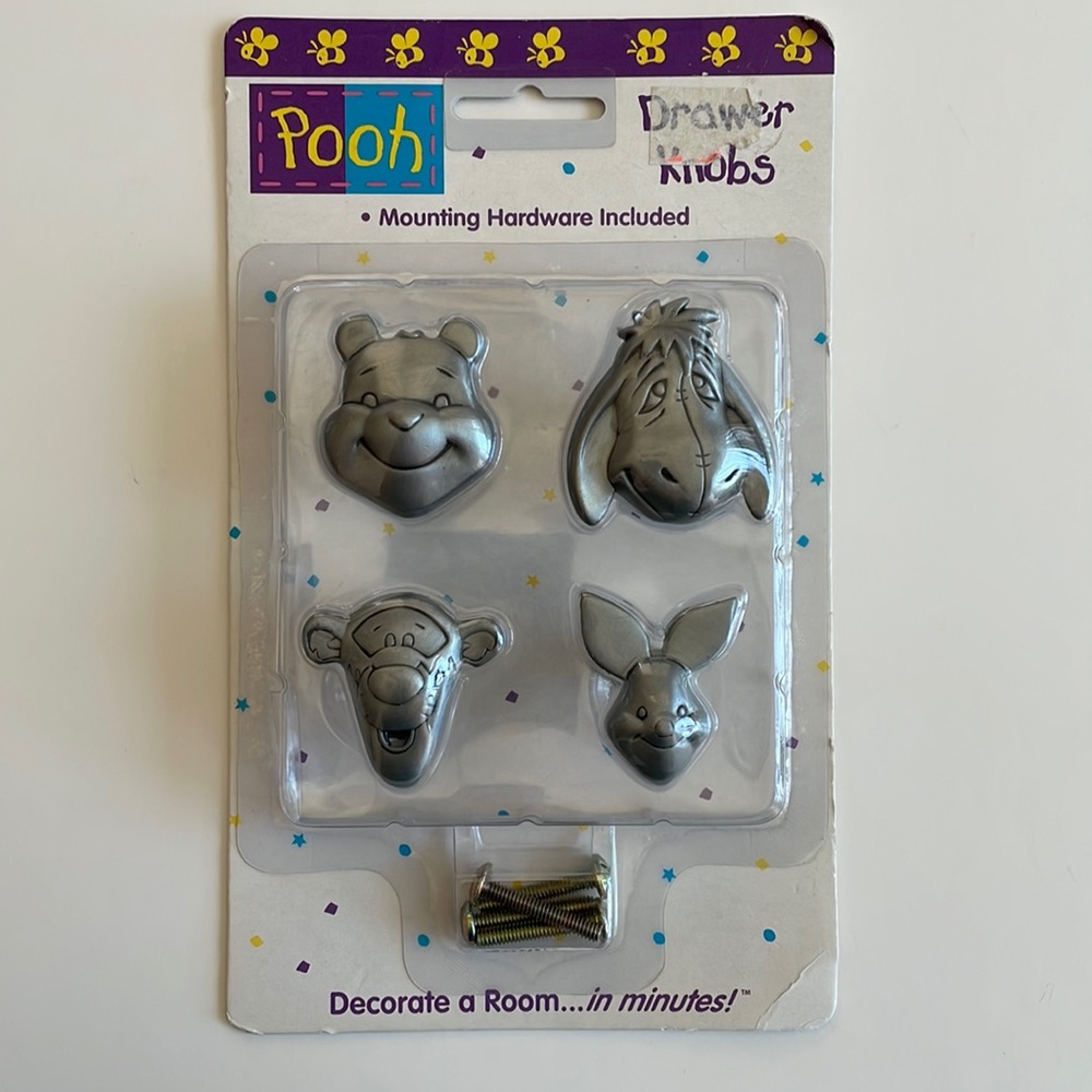 Disney Pooh, Eeyore, Tigger, Piglet Drawer Pulls